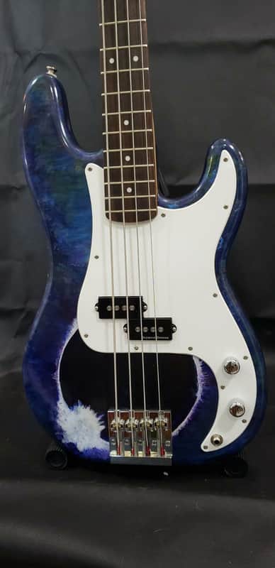 Redshift Guitars  P-Bass  2022 Custom Art- Eclipse image 1