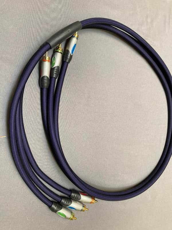✅Liaison MONSTER CABLE 3x RCA-3x RCA THX longueur 1,10M Etat neuf image 1