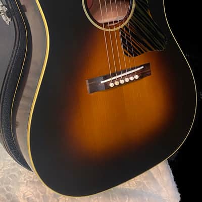 NEW! Gibson Acoustic 1934 Jumbo Acoustic Guitar - Vintage Sunburst VOS - Custom Shop - Authorized Dealer - 4.2lbs - G07202 image 7