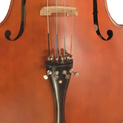 Vivace VC-200-1/4 Solid Spruce Top 1/4 Size Advanced Student Cello w/Soft Case & Bow image 4