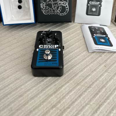 EBS MultiComp Studio Edition True Dual Band Compressor Pedal. Blue label image 2