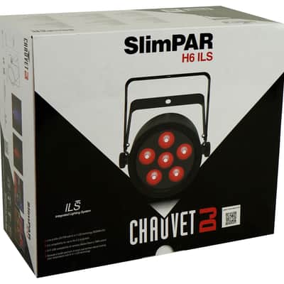 (6) Chauvet DJ SlimPAR H6 ILS RGBAW+UV LED DMX Par Can Party/Stage Wash Lights image 8