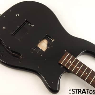 Epiphone Embassy Bass Double Cut BODY & NECK Mahogany Bass Graphite Black image 2