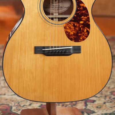 *New 2026 Model* Boucher BG-41T-G Torrefied Adirondack/Torrefied Mahogany Bluegrass Goose Gold Pack OM Hybrid Acoustic Guitar #1022 image 7