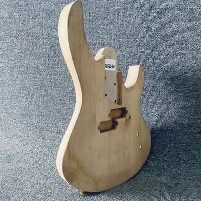 Basswood Unfinished 4 String Bass Body image 5