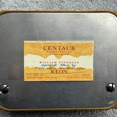 Klon Centaur Professional Overdrive (Horsie) 1994 - 2008 - Gold image 3