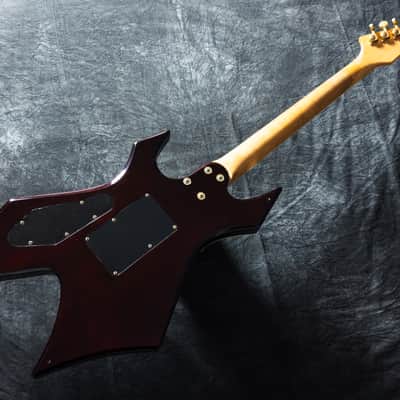 B.C. Rich Warlock-920JE - See Through Red Burst - VERY GOOD condition image 12