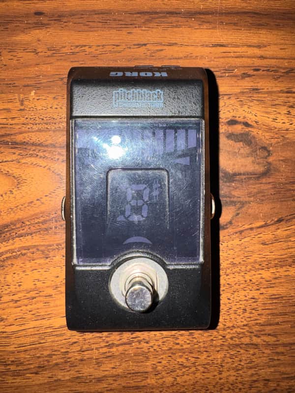 Korg Pitchblack Chromatic Guitar/Bass Tuning Pedal 2010s - Black image 1