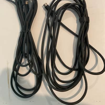 2 Roland GR50 multi pin cables 1990s - Black
