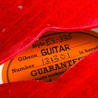 2023 Gibson ES-335 Custom Shop '61 Reissue Murphy Lab Heavy Aged ~ 60's Cherry image 10