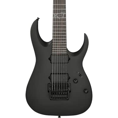 Ibanez K7YIN James "Munky" Shaffer Korn Signature 7-string Guitar - Matte Black image 1