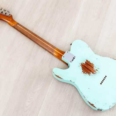2023 Fender Custom Shop ‘52 Telecaster Roasted Heavy Relic Surf Green w/ Streamlined U Neck image 13