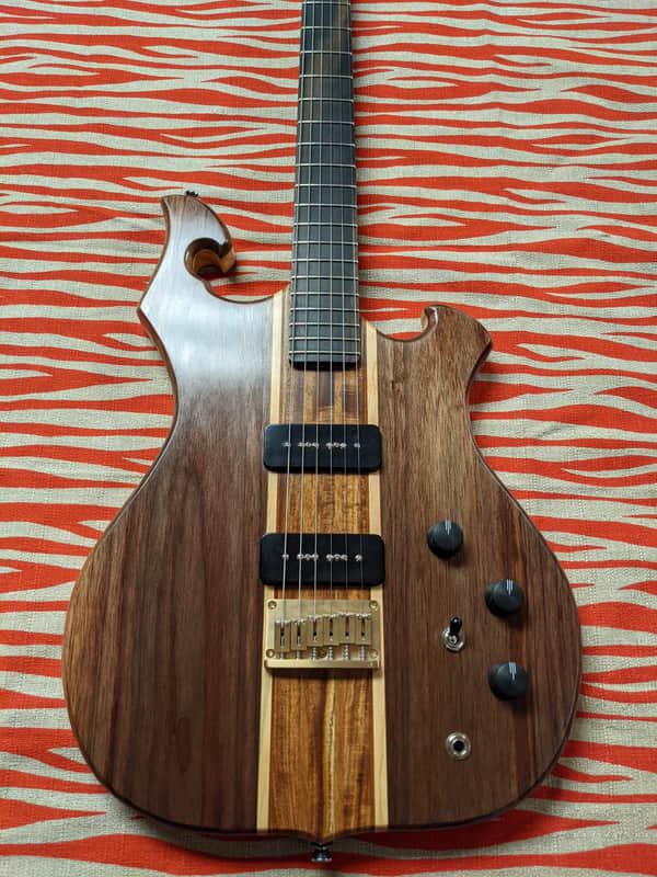 Shamy Guitars Handmade O2 Signature Solidbody New - Violin finish image 1