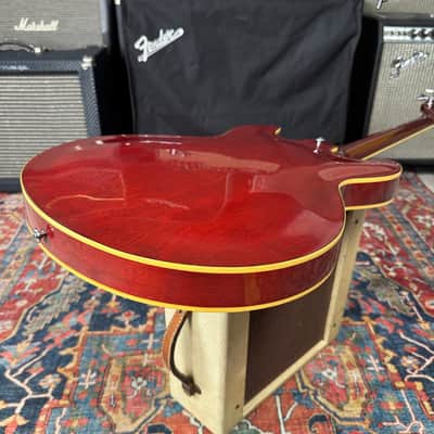Yamaha SA700 Super Axe ES335 Style Semi Hollowbody Persimmon Red - 1983 image 14
