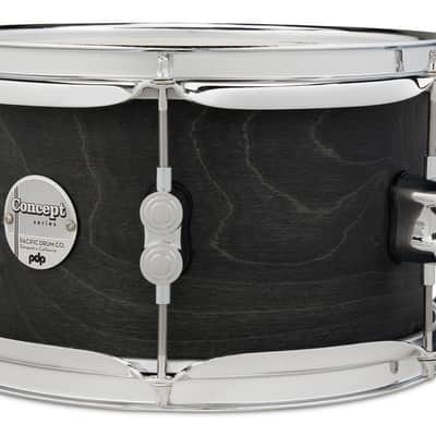 PDP Concept Series Black Wax Maple Snare, 6x10, Satin Black w/Chrome Hardware (PDSN0610BWCR) image 6