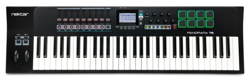 Nektar Panorama T6 MIDIキーボード DAW61鍵盤 Nektar Panorama T6 61-key Keyboard Controller (PanoramaT6d1) | Reverb