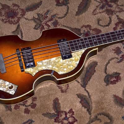 1965 Hofner Beatle Bass model 500/1 Sir Paul Excellent Vintage  Orig. Case image 3