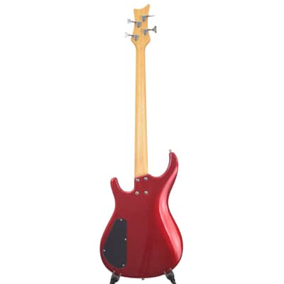 Used Dean Jeff Berlin Electric Bass Guitar - Red image 3
