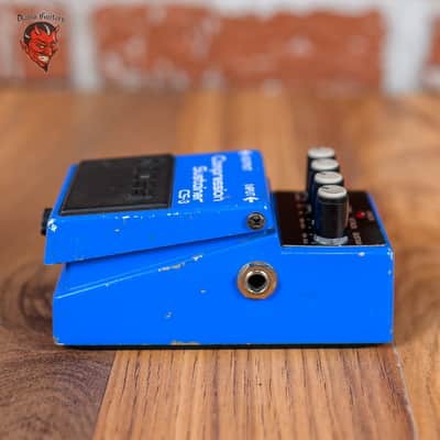 Boss CS-3 Compression Sustainer (Black Label) 1986 Blue image 8