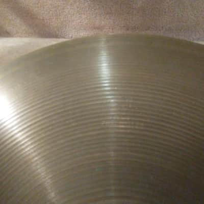 Zildjian Vintage Avedis 14 inch 813 gram lightweight crash or hi hat cymbal, 1960s - excellent! image 3