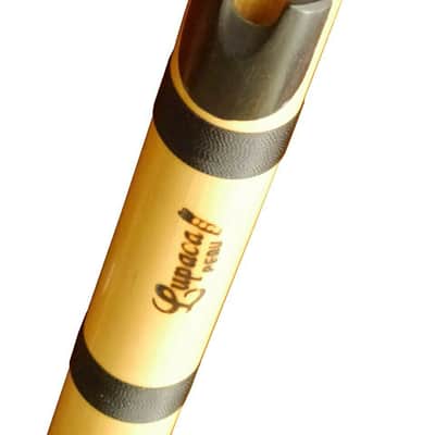 Professional Lupaca bamboo Quena with ebony wood mouthpiece in F image 3