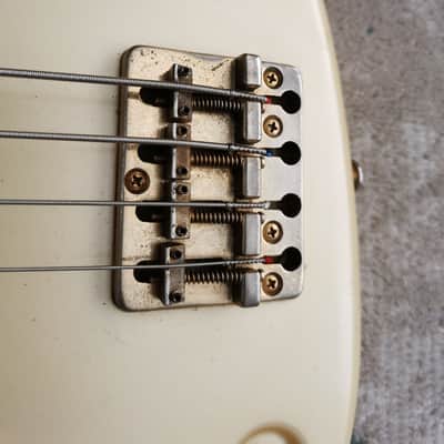 Aria Pro II Sb-Elite I 1984 Pearl White LEFT HANDED image 7