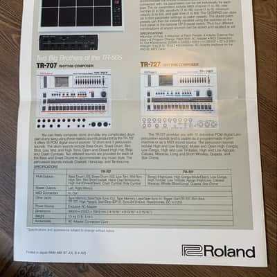 Roland TR-505 Rhythm Composer 1986 - 1990 - White image 8