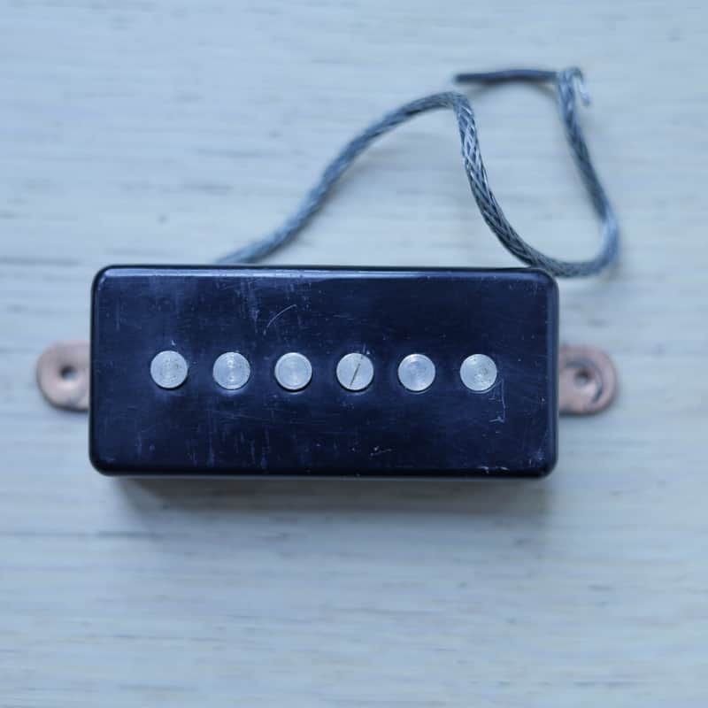 Univox Hi Flier Phase 1 Neck P-90 Guitar Pickup 1960's Black image 1