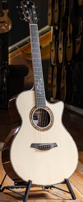 Furch Exotic Red Gc-SX Sitka Spruce/Quilted Sapele Grand Auditorium Cutaway Acoustic Guitar image 1