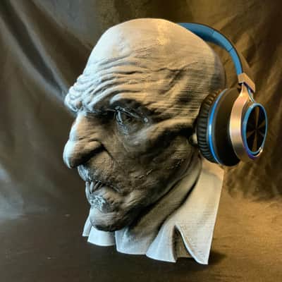 Nosferatu Headphone Stand! Horror Movie Vampire Holder Rack like Dracula/Frankenstein/Mummy/Werewolf image 5