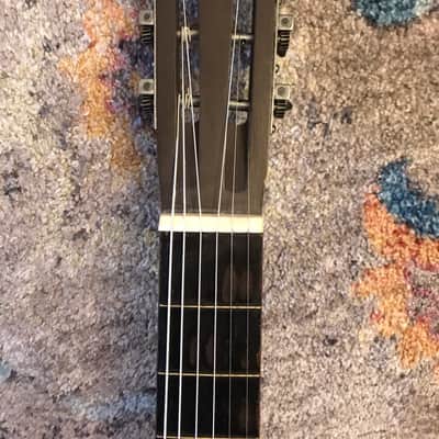Vintage Regal Jerry the Yodeling cowboy parlor guitar 1940 with case image 5