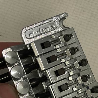 1990's Jackson Performer Guitars JT-500 Chrome Licensed Floyd Rose Tremolo Guitar Bridge Vibrato & Arm image 13