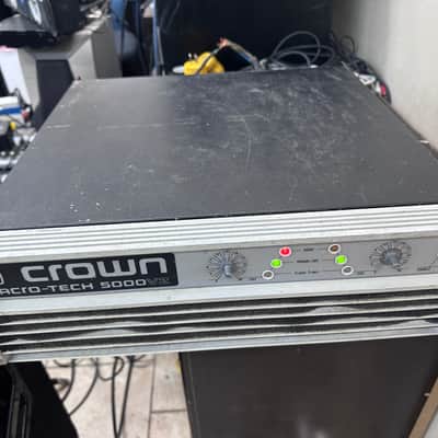 Crown Macro-Tech 5000VZ 2 Channel Power Amplifier - Broken - PARTS ONLY (#6462) image 2