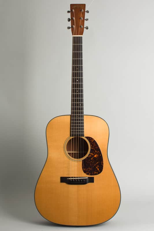 C. F. Martin  D-18 1937 Authentic Flat Top Acoustic Guitar (2006), ser. #1130062, original black hard shell case. image 1