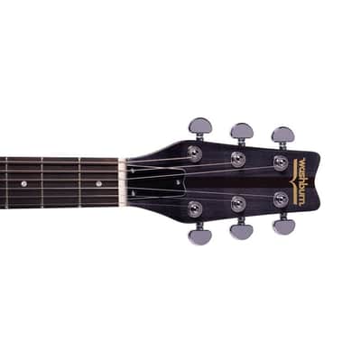 Washburn H10TB Hawk 6-String Electric Guitar Trans Black image 4