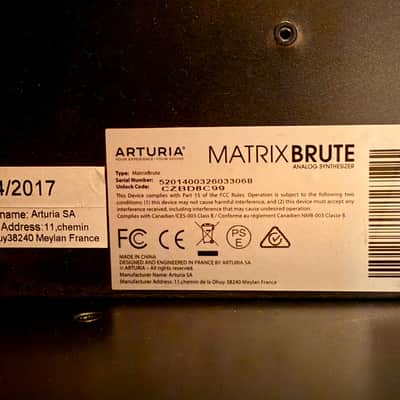 Arturia MatrixBrute 49-Key Synthesizer 2017 - Present - Black image 12