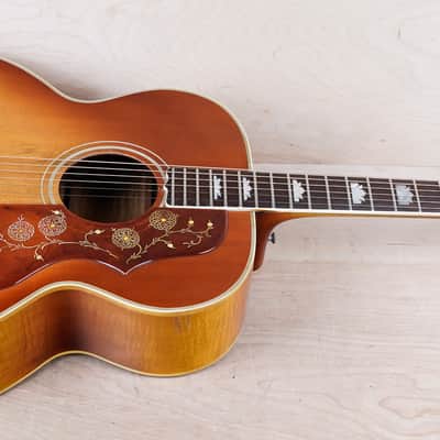 Gibson J-200 1964 Sunburst Vintage Jumbo Acoustic Guitar w/ OHSC image 3