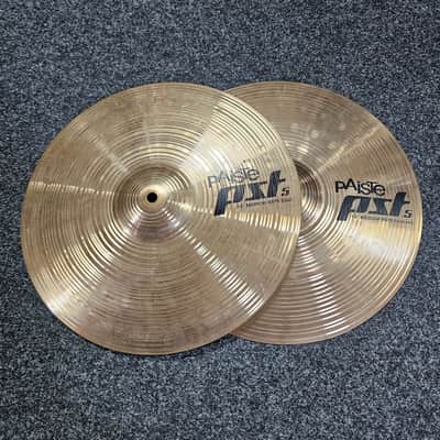 Hi-Hat Cymbals 14" Paiste PST5 Medium USED! RK5PT040626 image 1