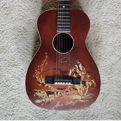 Harmony Gene Autry Cowboy Acoustic Guitar image 2