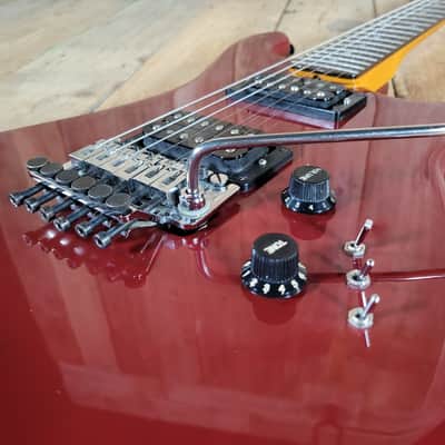 Kramer Pacer with Floyd Rose Trem - Burgundy 1980s image 18