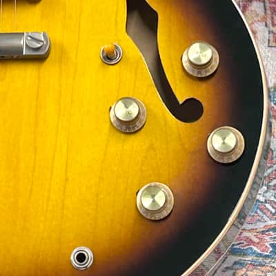 Gibson Memphis Custom '63' Block Inlay 335 2008 - Vintage Sunburst image 11