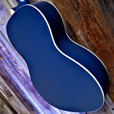 Recording King RPH-R2 Dirty 30s Single 0 Resonator - A/E - Matte Blue w/ Gig Bag image 19