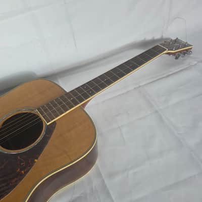 Yamaha FG730S Solid Top Brown Acoustic Guitar Natural Finish - Rosewood Back image 13