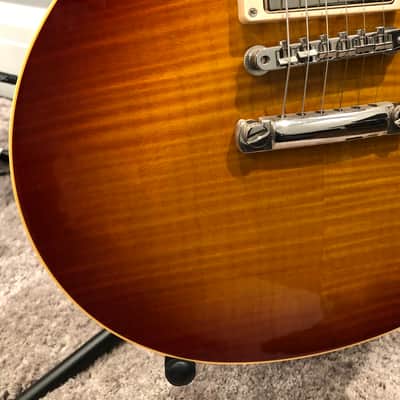 Gibson R9 Les Paul 2009  persimmon Burst ( 1 of 25 in this burst ) 50th anniversary  8.2 image 8