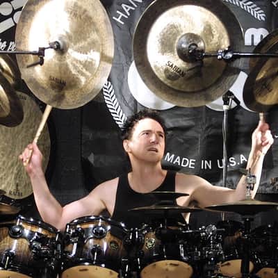 Terry Bozzio's DW - 5.5x10" Collector's Maple Snare Drum 1998 Mahogany Satin Oil image 7