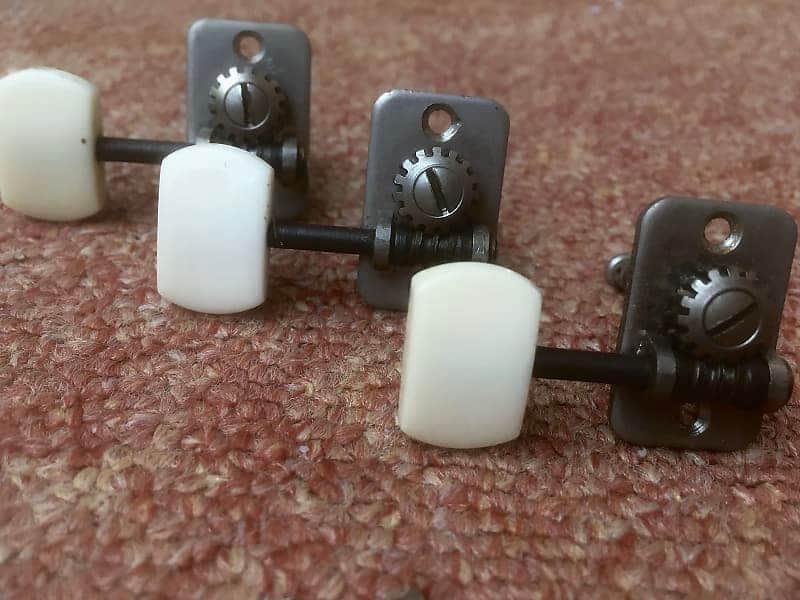 German Vintage 3+3 Open Gear Tuners