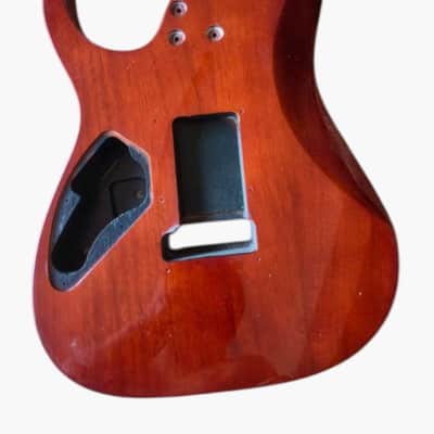 HH Basswood Guitar Body with Quilted Maple Top image 3
