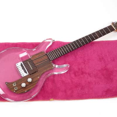 1970 Ampeg Dan Armstrong Lucite Clear ARMG-1 Guitar - Original Hardshell Case - Removable Pickup image 17