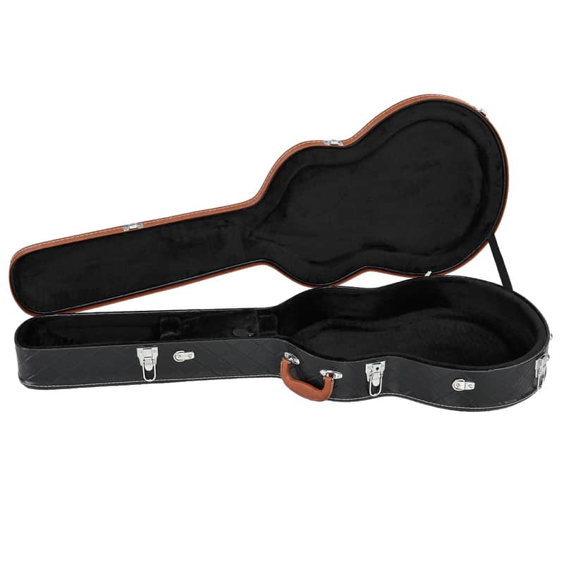 New Electric Guitar Hard Case, Wooden Hard-Shell,Fits Gibson 335 With 2 Strap image 1