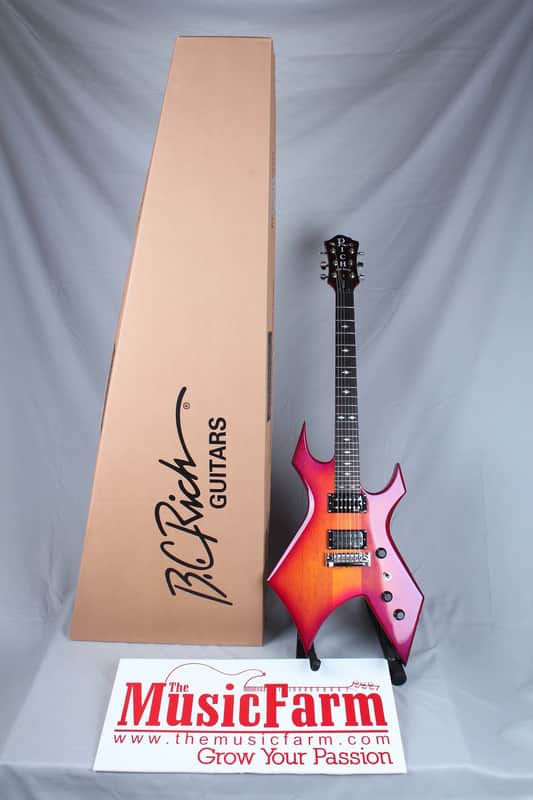 BC Rich NJ Retro Warlock Electric Guitar Sunburst Diamond Inlays Humbucker image 1